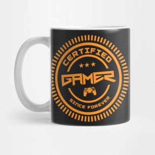 Certified Gamer Achievement Badge LOGO Mug